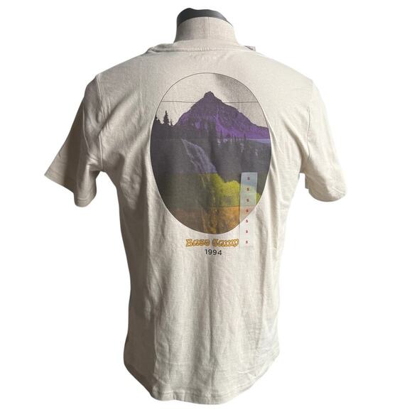 Old Navy Other - Old Navy Base Camp 1994 Graphic Tee NWT Mens Small White Back Print T Shirt